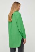 Сорочка Patrizia Pepe жіноча колір зелений relaxed класичний комір