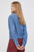 Джинсова блузка Dkny жіноча однотонна колір блакитний