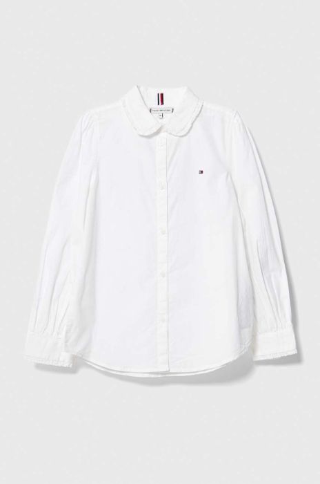 Дитяча бавовняна сорочка Tommy Hilfiger колір білий (3369419)