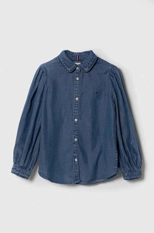 Дитяча сорочка Tommy Hilfiger колір блакитний (3379219)