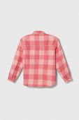 Дитяча бавовняна сорочка United Colors of Benetton колір рожевий (3389098)