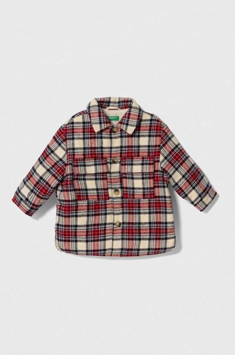 Дитяча куртка United Colors of Benetton колір червоний (3597714)