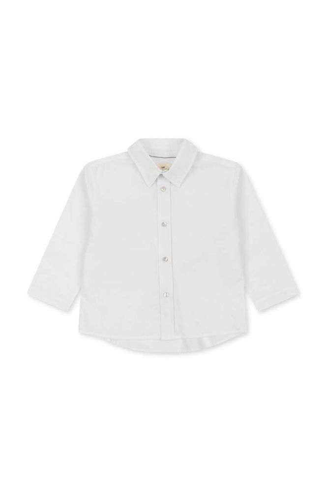 Дитяча бавовняна сорочка Konges Sl?jd колір білий (3678668)
