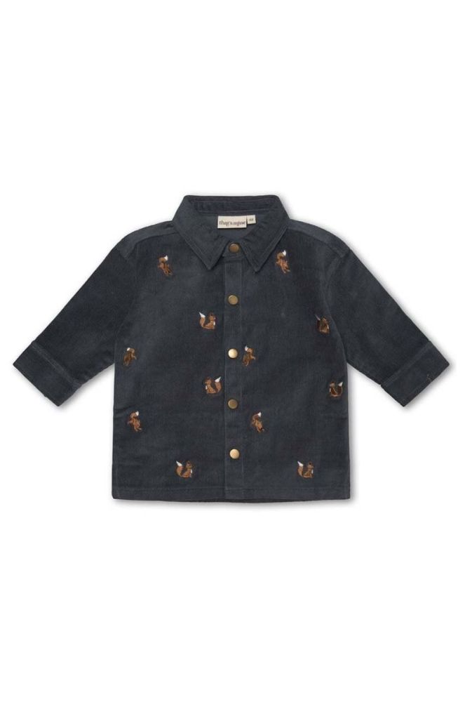 Дитяча бавовняна сорочка That's mine 023061 Dusti Shirt колір синій фото 2