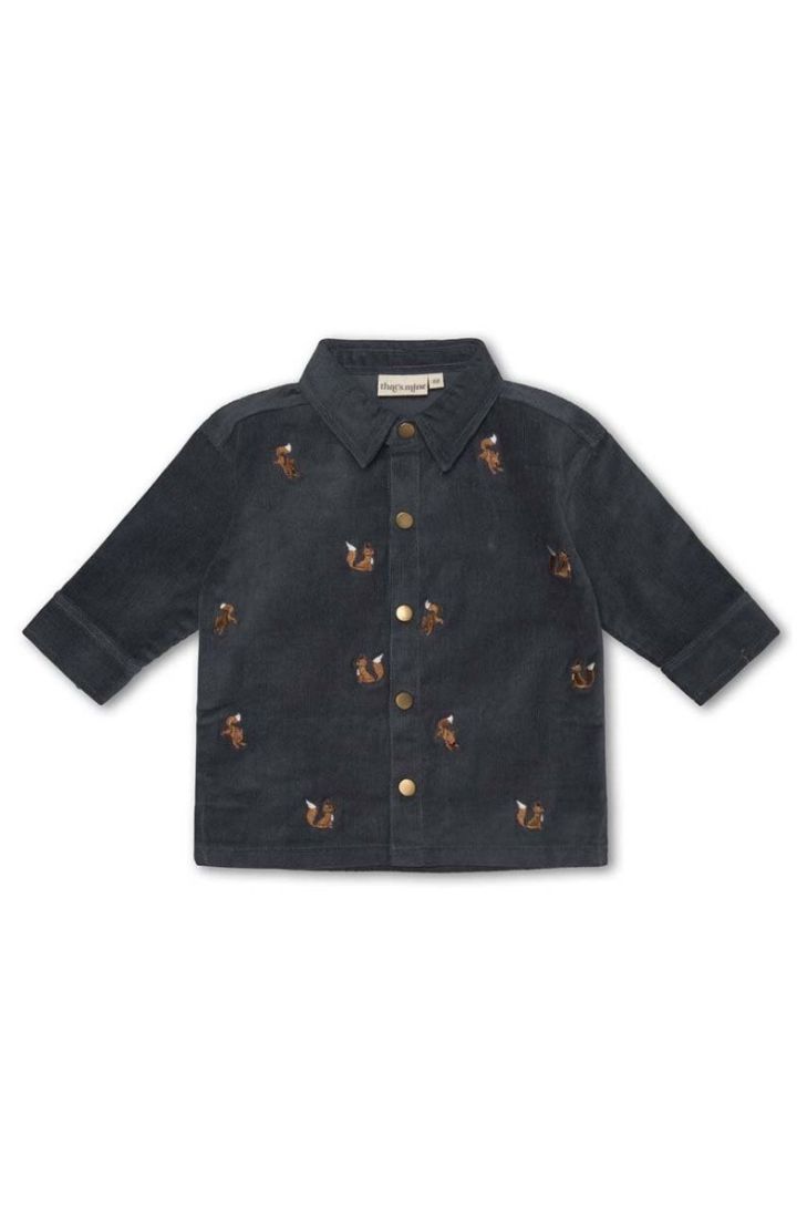 Дитяча бавовняна сорочка That's mine 023061 Dusti Shirt колір синій