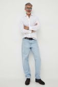 Сорочка Guess чоловіча колір білий slim класичний комір (3613913)