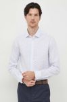 Сорочка Seidensticker колір білий slim класичний комір Сорочка Seidensticker колір білий slim класичний комір