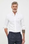 Сорочка Tommy Hilfiger чоловіча колір білий slim комір button-down (3327757) Сорочка Tommy Hilfiger чоловіча колір білий slim комір button-down (3327757)