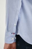 Сорочка Tommy Hilfiger чоловіча slim комір button-down колір блакитний (3327743)