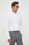 Сорочка Tommy Hilfiger чоловіча колір білий slim комір button-down (3372723) Сорочка Tommy Hilfiger чоловіча колір білий slim комір button-down (3372723)