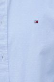 Бавовняна сорочка Tommy Hilfiger чоловіча slim комір button-down колір блакитний (3329915)