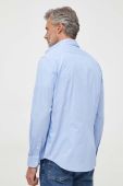 Бавовняна сорочка Tommy Hilfiger чоловіча slim комір button-down колір блакитний (3329915)
