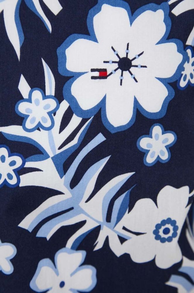 Бавовняна сорочка Tommy Hilfiger чоловіча slim класичний комір колір блакитний (3324881) фото 2