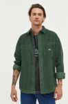 Вельветова сорочка Tommy Jeans колір зелений relaxed класичний комір (3324908) Вельветова сорочка Tommy Jeans колір зелений relaxed класичний комір (3324908)