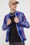 Бавовняна сорочка Tommy Jeans чоловіча колір синій regular класичний комір (3281803) Бавовняна сорочка Tommy Jeans чоловіча колір синій regular класичний комір (3281803)