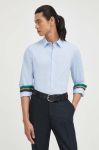 Сорочка PS Paul Smith чоловіча slim класичний комір колір блакитний Сорочка PS Paul Smith чоловіча slim класичний комір колір блакитний