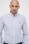 Бавовняна сорочка Polo Ralph Lauren чоловіча regular комір button-down колір блакитний (3259968) Бавовняна сорочка Polo Ralph Lauren чоловіча regular комір button-down колір блакитний (3259968)