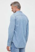 Джинсова сорочка Pepe Jeans Hammond чоловіча regular класичний комір колір блакитний