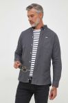 Бавовняна сорочка Pepe Jeans чоловіча колір сірий regular комір button-down Бавовняна сорочка Pepe Jeans чоловіча колір сірий regular комір button-down