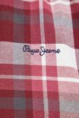 Бавовняна сорочка Pepe Jeans Cressing чоловіча колір бордовий regular комір button-down