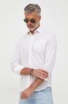 Бавовняна сорочка Pepe Jeans Curtis чоловіча колір білий slim класичний комір Бавовняна сорочка Pepe Jeans Curtis чоловіча колір білий slim класичний комір