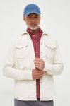 Джинсова сорочка Pepe Jeans Dave чоловіча колір бежевий regular класичний комір Джинсова сорочка Pepe Jeans Dave чоловіча колір бежевий regular класичний комір