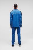 Джинсова сорочка Karl Lagerfeld Jeans чоловіча relaxed класичний комір колір блакитний (3351452)