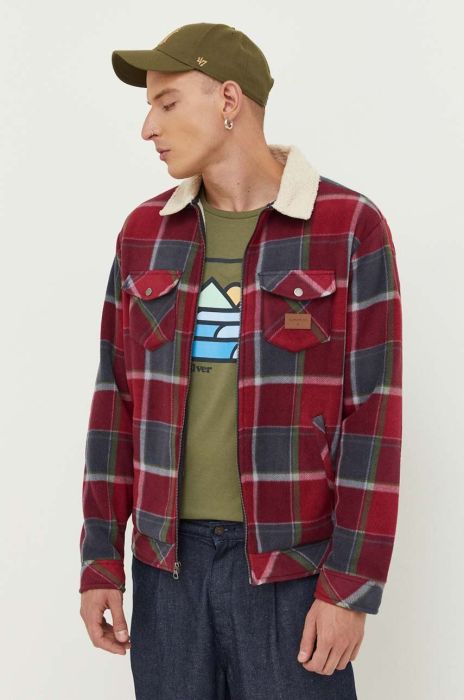 Кофта Quiksilver чоловіча колір бордовий