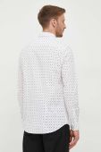 Сорочка Guess чоловіча колір білий slim класичний комір (3567202)