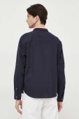Сорочка Armani Exchange чоловіча колір синій relaxed класичний комір