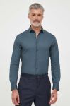 Сорочка Armani Exchange чоловіча slim класичний комір колір блакитний Сорочка Armani Exchange чоловіча slim класичний комір колір блакитний
