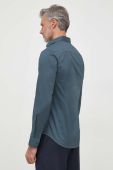 Сорочка Armani Exchange чоловіча slim класичний комір колір блакитний