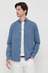Бавовняна сорочка North Sails чоловіча regular комір button-down колір блакитний Бавовняна сорочка North Sails чоловіча regular комір button-down колір блакитний