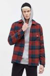 Сорочка з домішкою вовни Dickies колір червоний relaxed класичний комір Сорочка з домішкою вовни Dickies колір червоний relaxed класичний комір