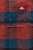 Сорочка з домішкою вовни Dickies колір червоний relaxed класичний комір