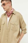 Сорочка Dickies чоловіча колір зелений regular класичний комір (3400764) Сорочка Dickies чоловіча колір зелений regular класичний комір (3400764)