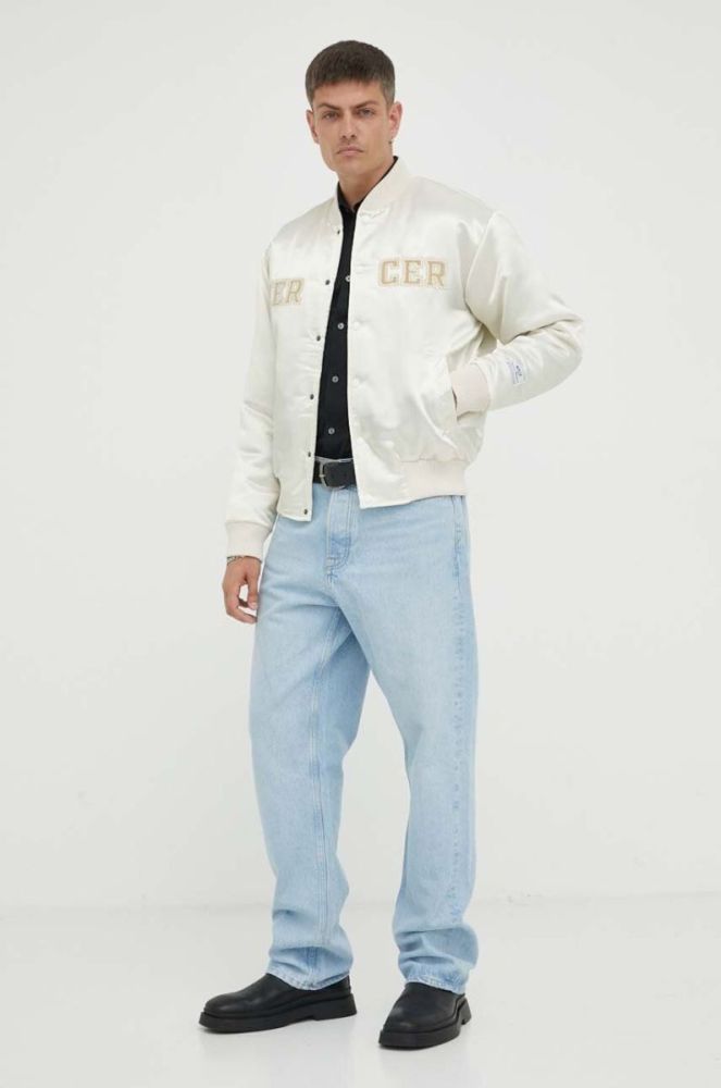 Бавовняна сорочка Marc O'Polo чоловіча колір чорний slim з італійським коміром фото 2