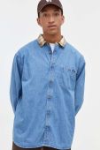 Джинсова сорочка Vans чоловіча relaxed класичний комір колір блакитний