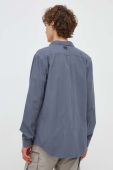 Бавовняна сорочка G-Star Raw чоловіча slim класичний комір колір блакитний (3481391)