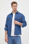 Джинсова сорочка Pepe Jeans Carson чоловіча regular класичний комір колір блакитний Джинсова сорочка Pepe Jeans Carson чоловіча regular класичний комір колір блакитний