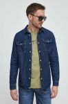 Джинсова сорочка Pepe Jeans чоловіча колір синій slim класичний комір Джинсова сорочка Pepe Jeans чоловіча колір синій slim класичний комір