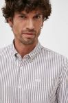 Бавовняна сорочка Pepe Jeans чоловіча slim комір button-down колір барвистий Бавовняна сорочка Pepe Jeans чоловіча slim комір button-down колір барвистий