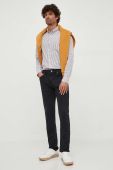 Бавовняна сорочка Pepe Jeans чоловіча slim комір button-down колір барвистий