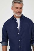 Бавовняна сорочка Pepe Jeans чоловіча колір синій regular класичний комір