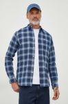 Бавовняна сорочка Pepe Jeans Claude чоловіча колір синій regular класичний комір Бавовняна сорочка Pepe Jeans Claude чоловіча колір синій regular класичний комір