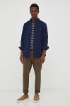 Бавовняна сорочка PS Paul Smith чоловіча колір синій regular комір button-down Бавовняна сорочка PS Paul Smith чоловіча колір синій regular комір button-down