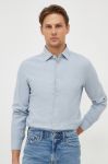 Бавовняна сорочка United Colors of Benetton чоловіча regular класичний комір колір блакитний (3656772) Бавовняна сорочка United Colors of Benetton чоловіча regular класичний комір колір блакитний (3656772)