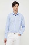 Сорочка Michael Kors чоловіча slim колір блакитний