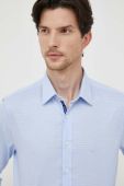 Сорочка Michael Kors чоловіча slim колір блакитний
