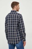 Бавовняна сорочка Tommy Hilfiger чоловіча колір синій slim комір button-down (3564070)